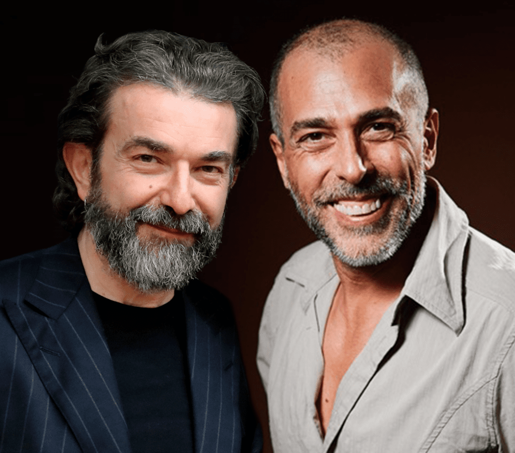 Regisseur Nunzio Lombardo und Komponist Andrea Pozzoli, die kreativen Köpfe hinter SKYBIRDS.